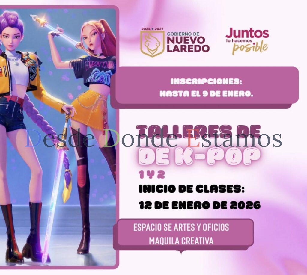 Últimos días para inscribirte al Taller de K-Pop