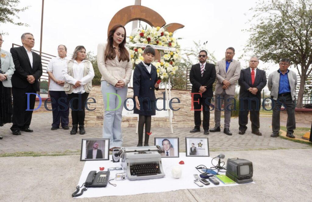 Encabeza Carmen Lilia homenaje por Día del Periodista
