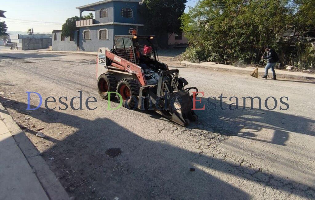 Retoma Municipio trabajos de rehabilitación de vialidades