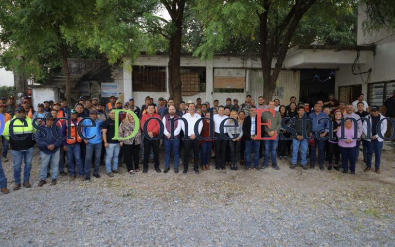 Acuerdan Lalo Gattás y sindicato del Municipio trabajar en unidad