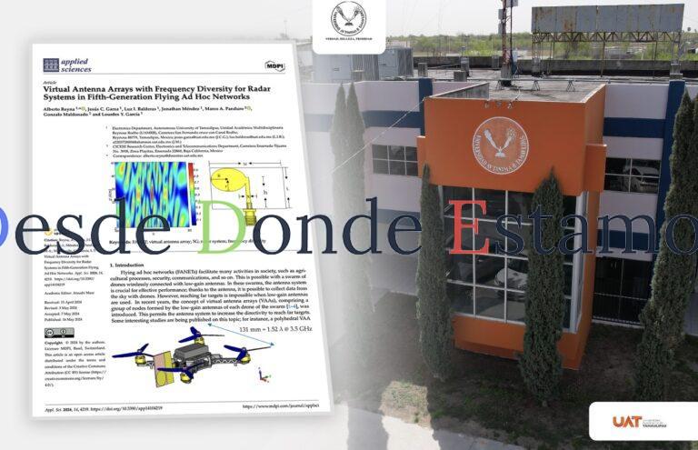 Investigadores de la UAT desarrollan sistema de monitoreo con drones