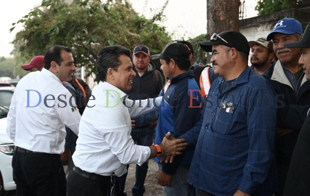 Acuerdan Lalo Gattás y sindicato del Municipio trabajar en unidad