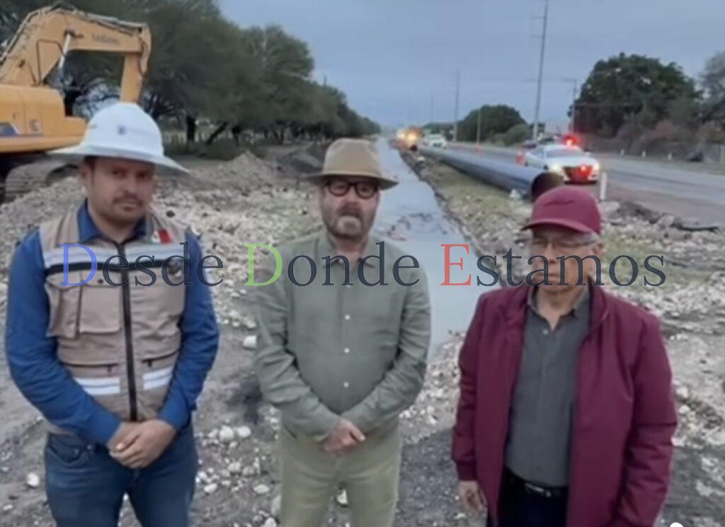 Atienden accidente en Acueducto y garantizan abasto de agua en Victoria