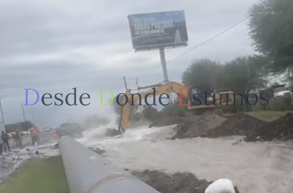 CONAGUA estima restablecer el suministro de agua en Victoria en 36 horas