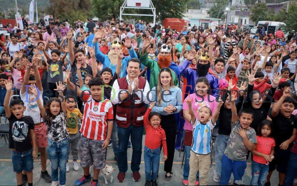 DIF Victoria celebra el Día de Reyes en colonia Altas Cumbres