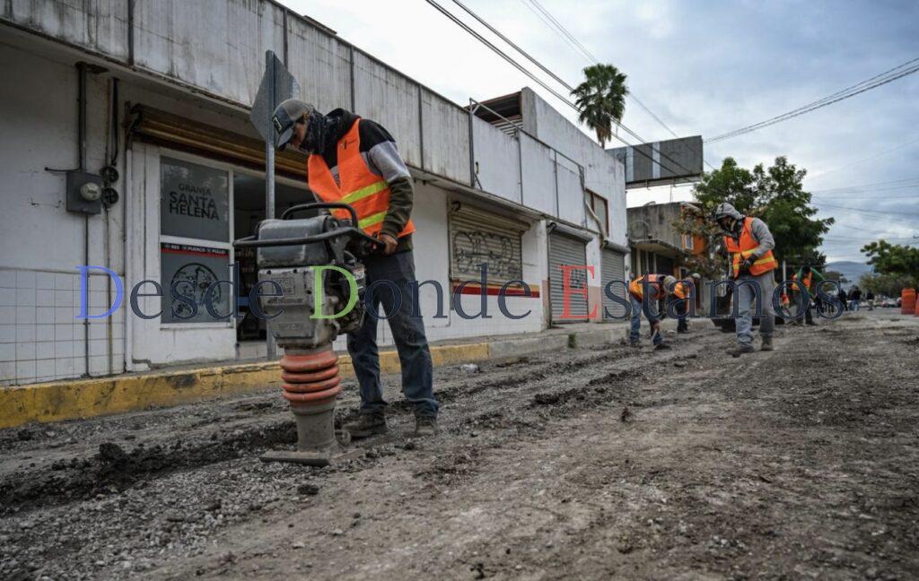 Por concluir rehabilitación de red de agua y pavimentación de la calle 27