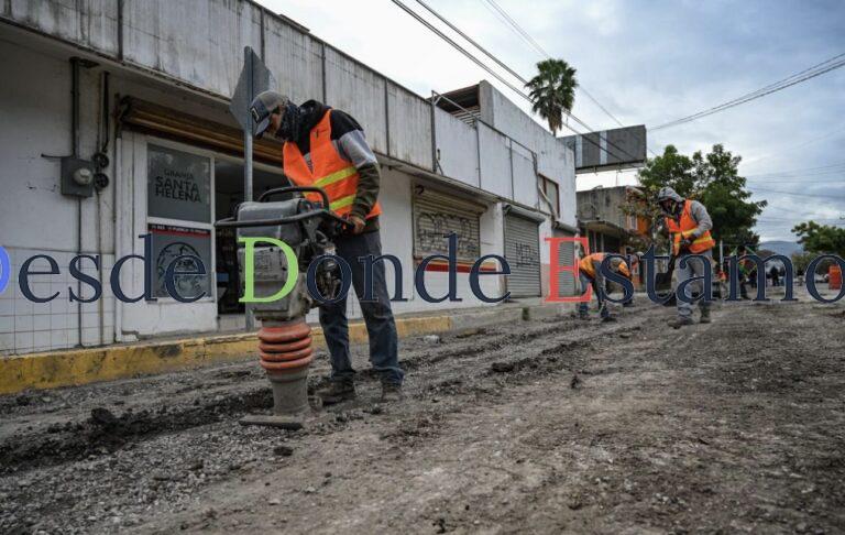 Por concluir rehabilitación de red de agua y pavimentación de la calle 27