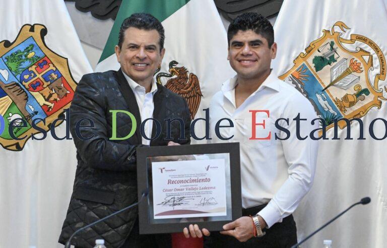 Entrega Cabildo reconocimiento a destacado deportista victorense