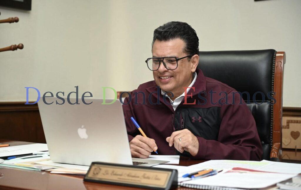 Participa alcalde de Victoria en reunión virtual del INAFED 2026