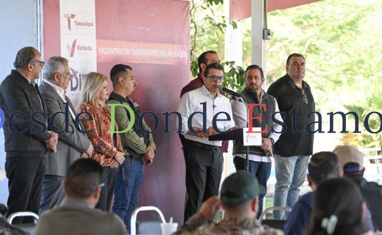 Se comprometen trabajadores de aplicación y reparto en el fomento de Victoria