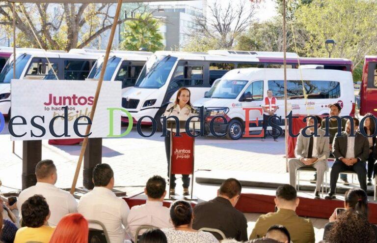 Moderniza Carmen Lilia transporte público en Nuevo Laredo