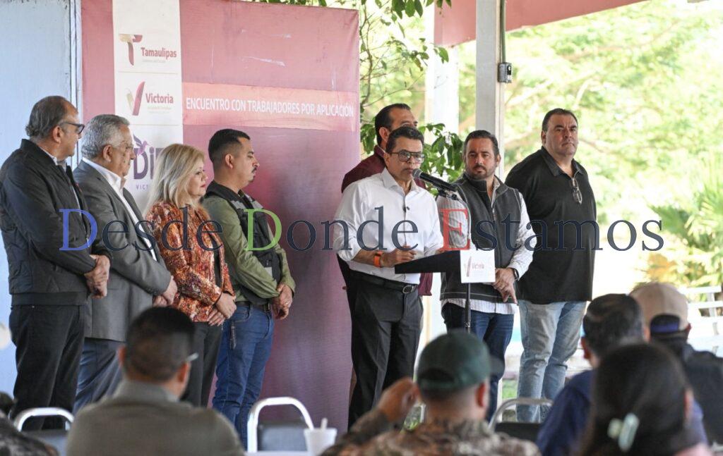 Se comprometen trabajadores de aplicación y reparto en el fomento de Victoria