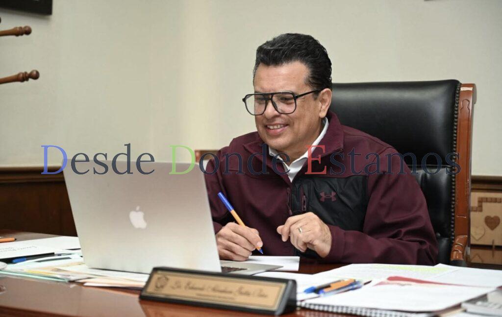 Participa alcalde de Victoria en reunión virtual del INAFED 2026