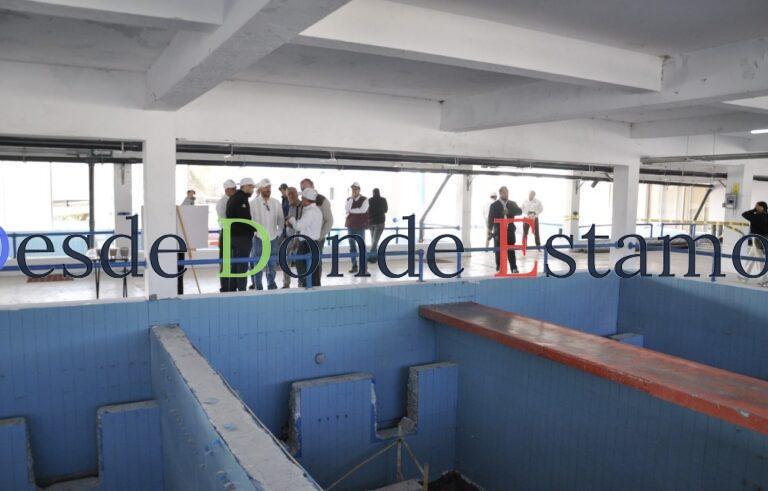 Supervisan avances en la rehabilitación de la Planta Potabilizadora