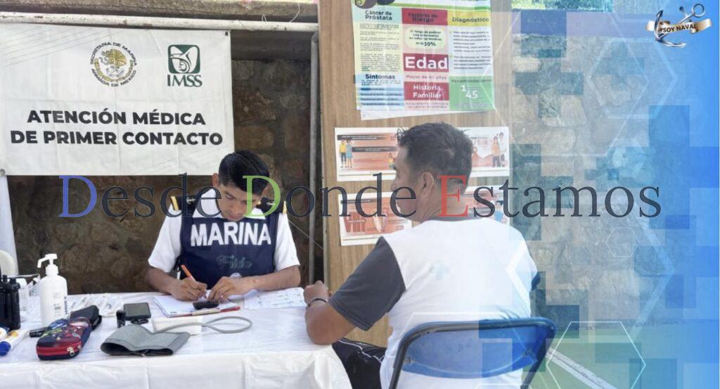 Llevará Marina atención médica a comunidades costeras de difícil acceso