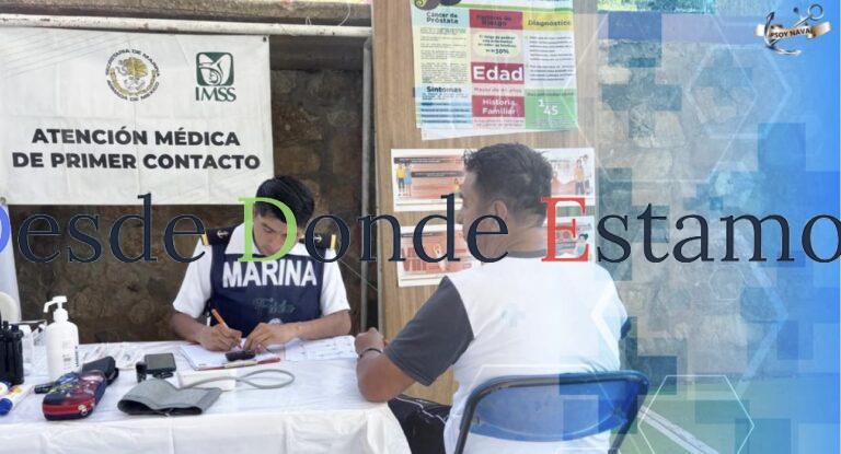 Llevará Marina atención médica a comunidades costeras de difícil acceso