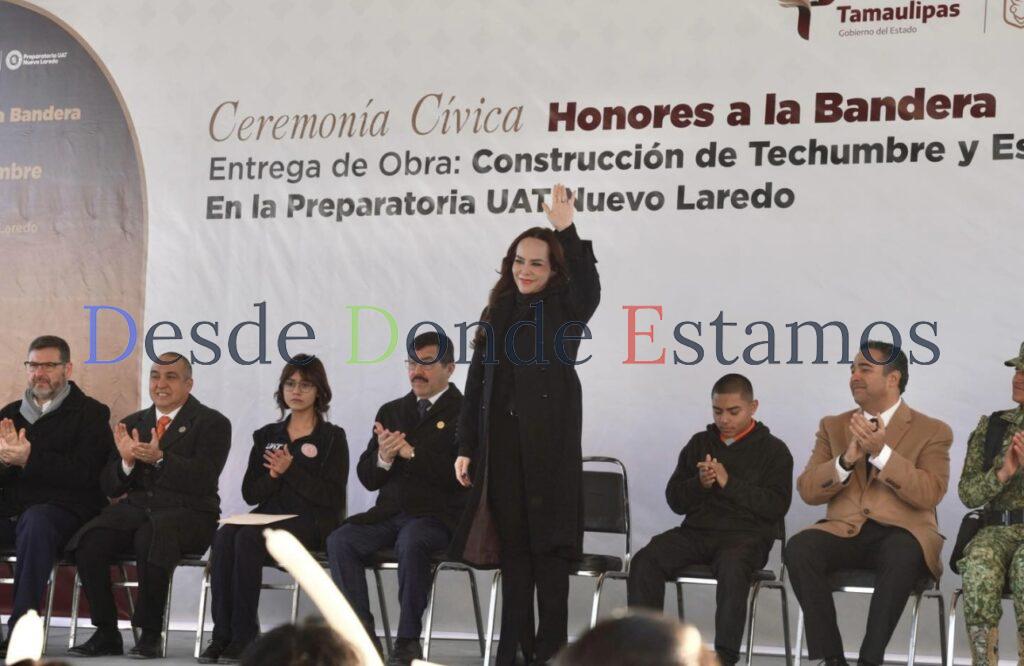 Inaugura Carmen Lilia y Rector de la UAT obras de infraestructura educativa