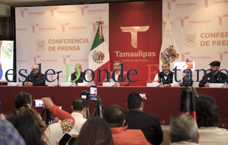 Presenta Tamaulipas informe de reducción en todos los delitos