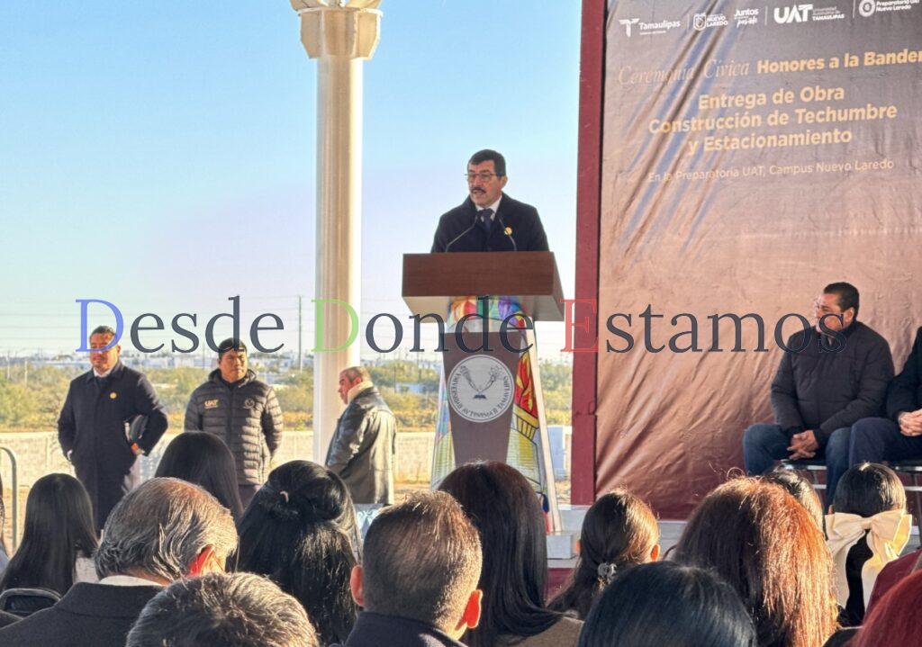 UAT y Gobierno de Nuevo Laredo inauguran obras en nueva Preparatoria