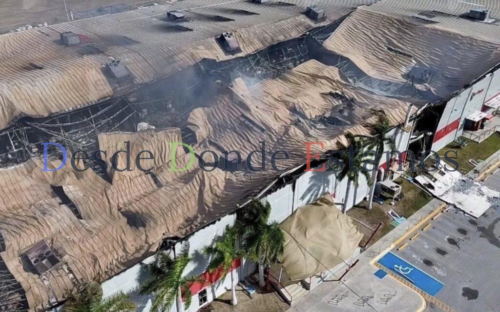 Mueren tres bomberos de Matamoros en incendio de maquiladora