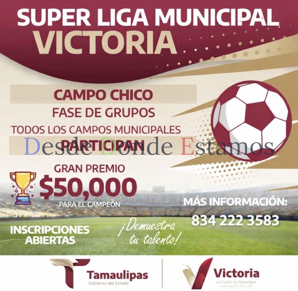 Tendrá Victoria Súper Liga de Fútbol