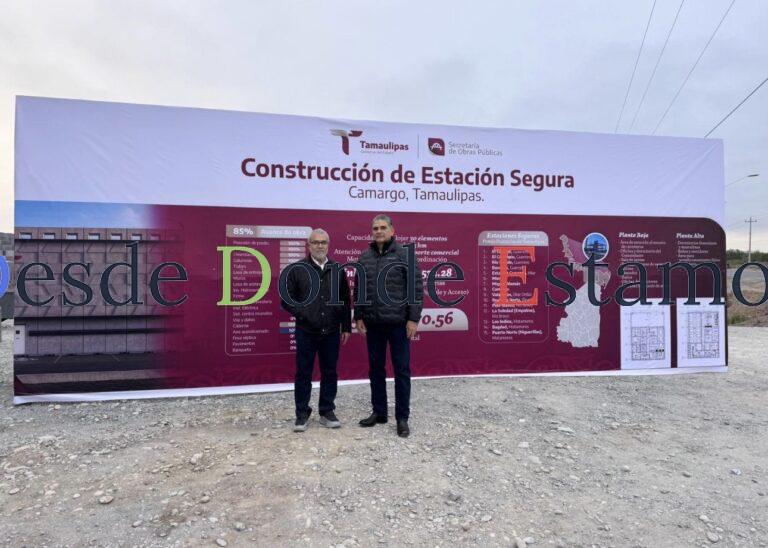 Supervisan construcción de Estaciones Seguras en la frontera