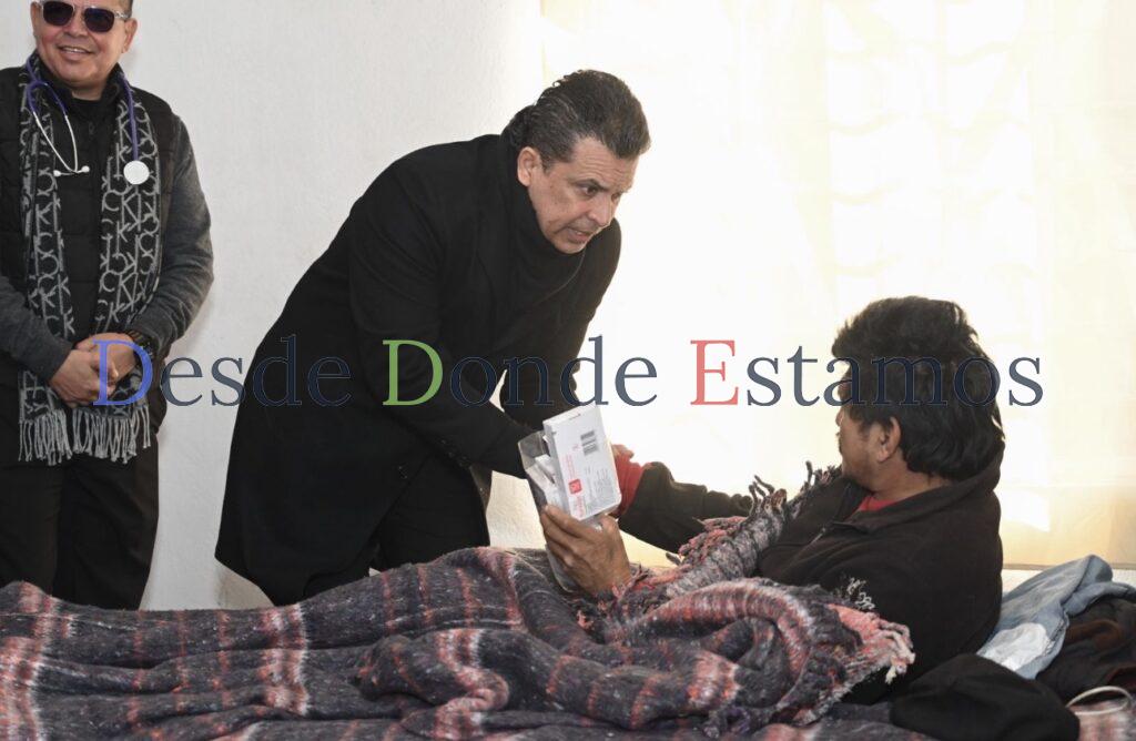 Visitan Lucy y Lalo albergue del CEDIF 1