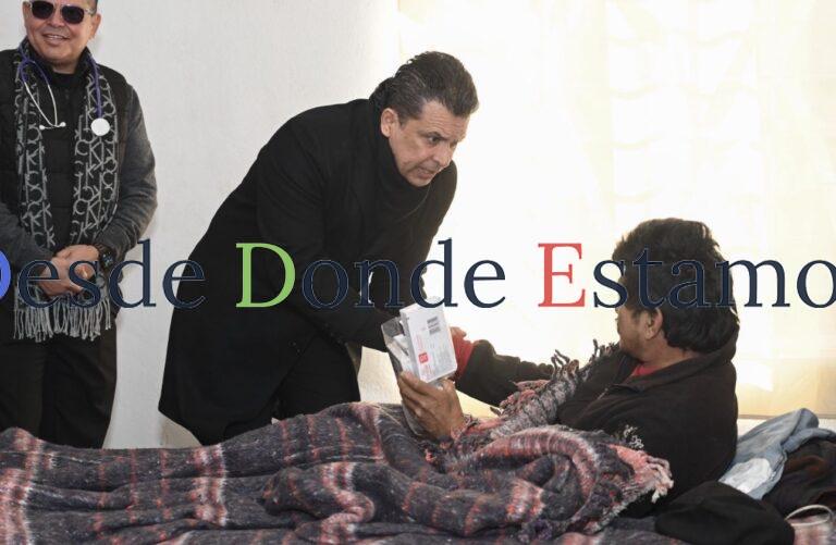 Visitan Lucy y Lalo albergue del CEDIF 1