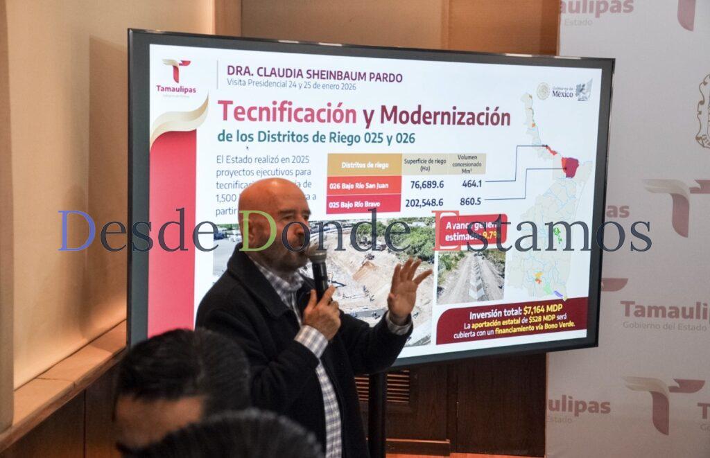 Tamaulipas registra inversión histórica en materia hídrica