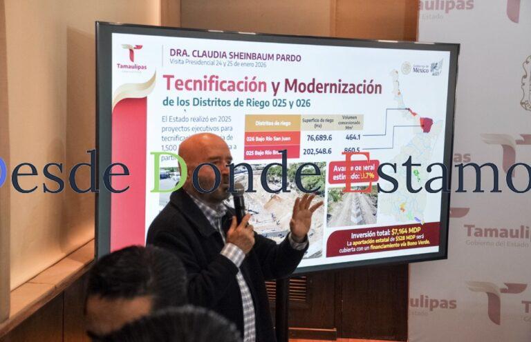 Tamaulipas registra inversión histórica en materia hídrica