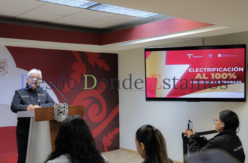 Arrancará próxima “Electrificación al 100%”