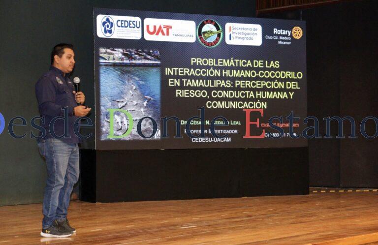 Analiza la UAT interacción humano-cocodrilo en el sur de Tamaulipas