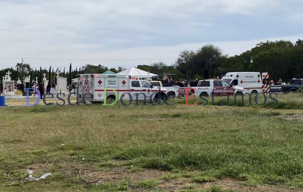 Diez personas lesionadas por estallido de cohetes durante un sepelio