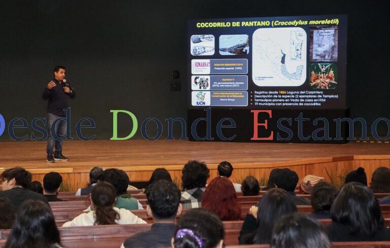 Analiza la UAT interacción humano-cocodrilo en el sur de Tamaulipas