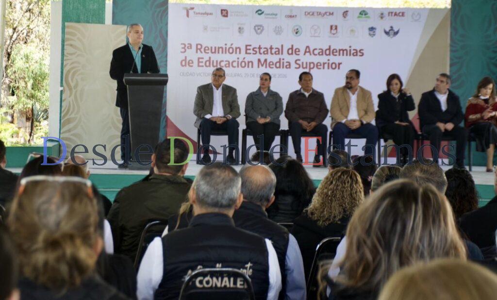 Fortalecen academias la Educación Media Superior en Tamaulipas
