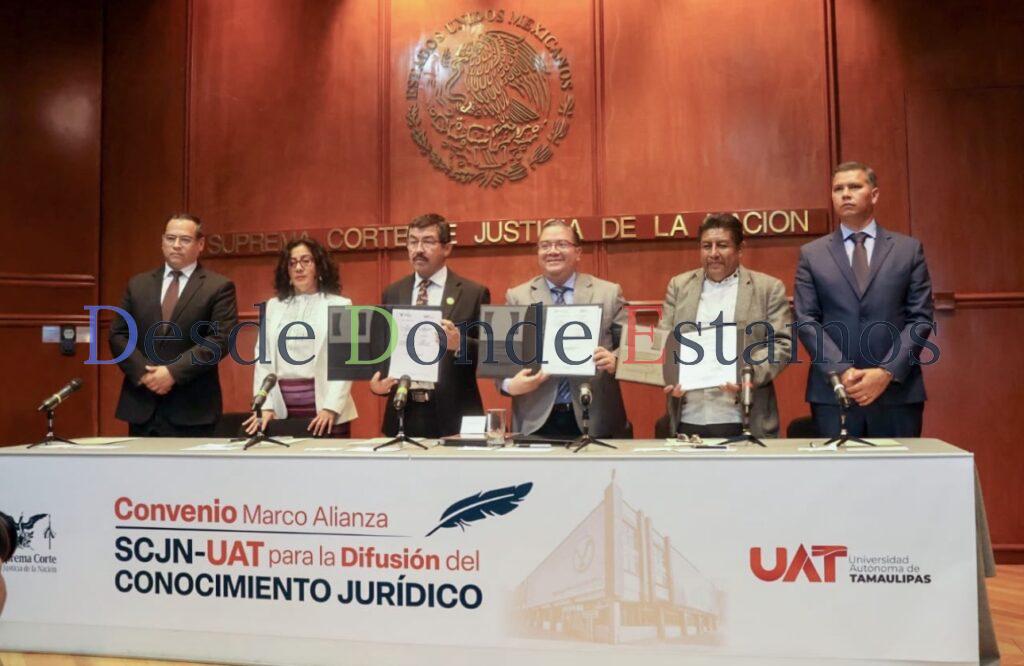 UAT y SCJN firman alianza para la difusión del conocimiento jurídico