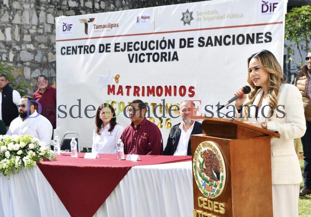 Lucy de Gattás y el DIF Victoria colaboran para llevar matrimonios colectivos