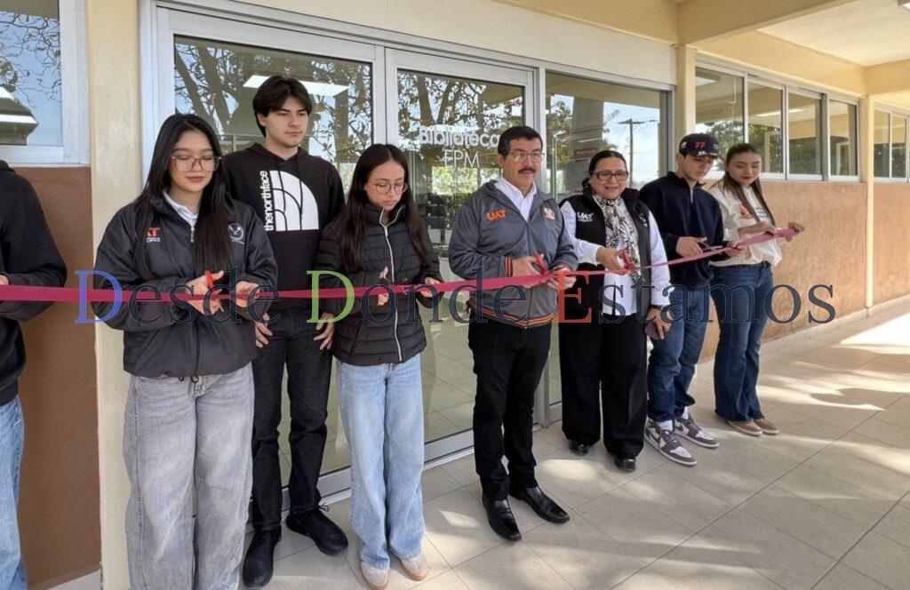 Rector de la UAT fortalece infraestructura de la Prepa Mante