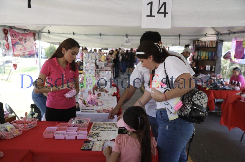 Todo listo para el Bazar de San Valentín