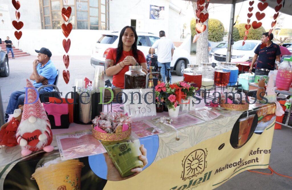 Bazar de San Valentín reúne a familias y fortalece comercio de Nuevo Laredo