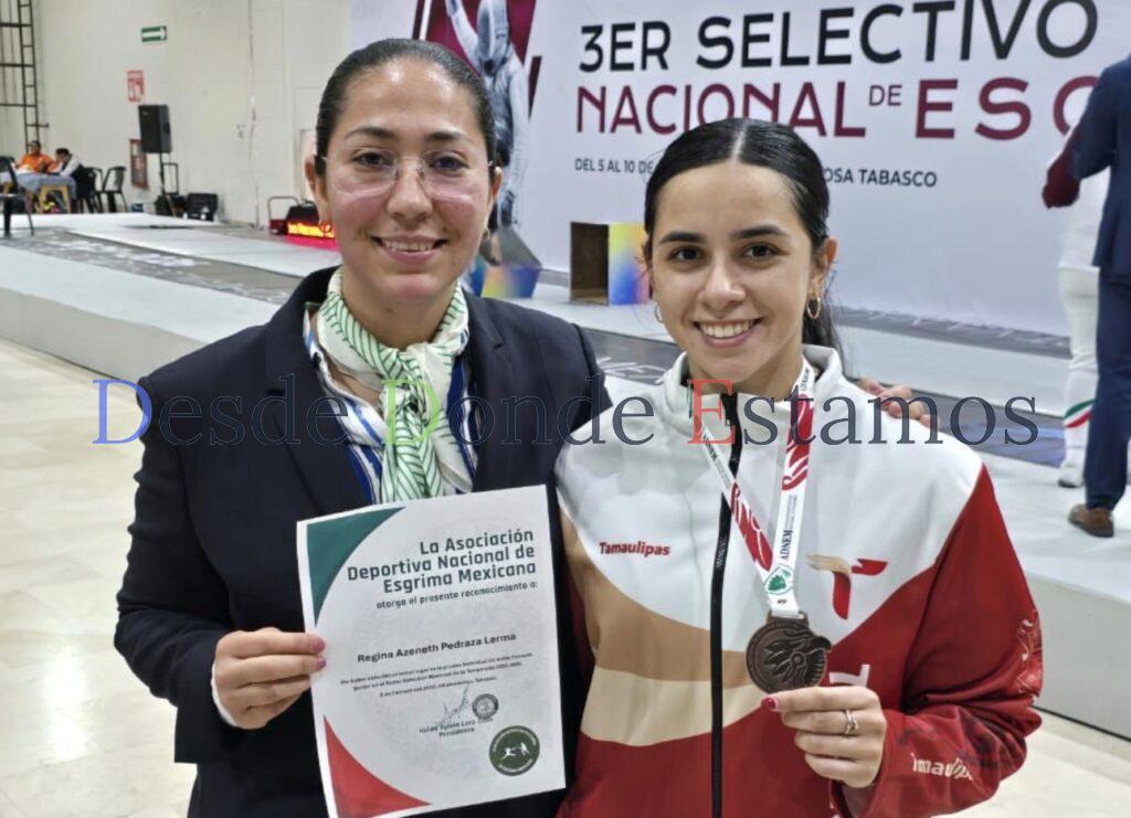 Destacan estudiantes de la UAT en Nacional de Esgrima