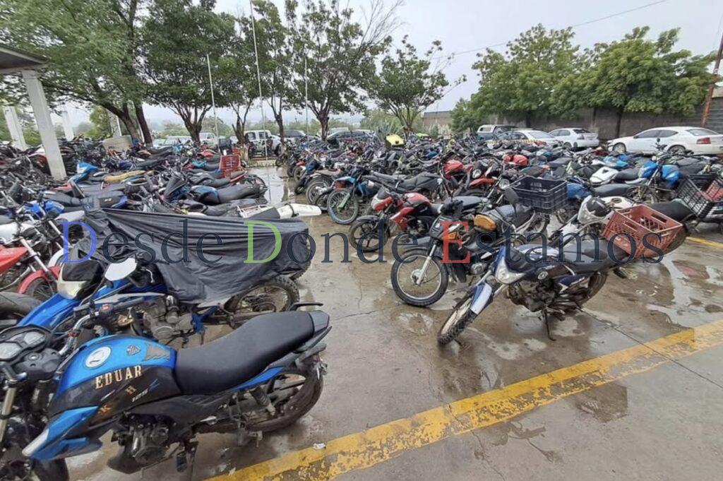 Serían insuficientes los corralones para motos y autos sin placas