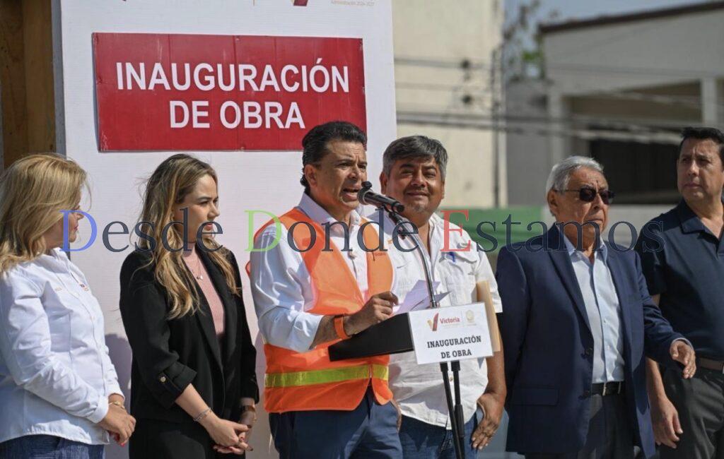 Rehabilitan pavimentación de la calle 27 Lauro Rendón