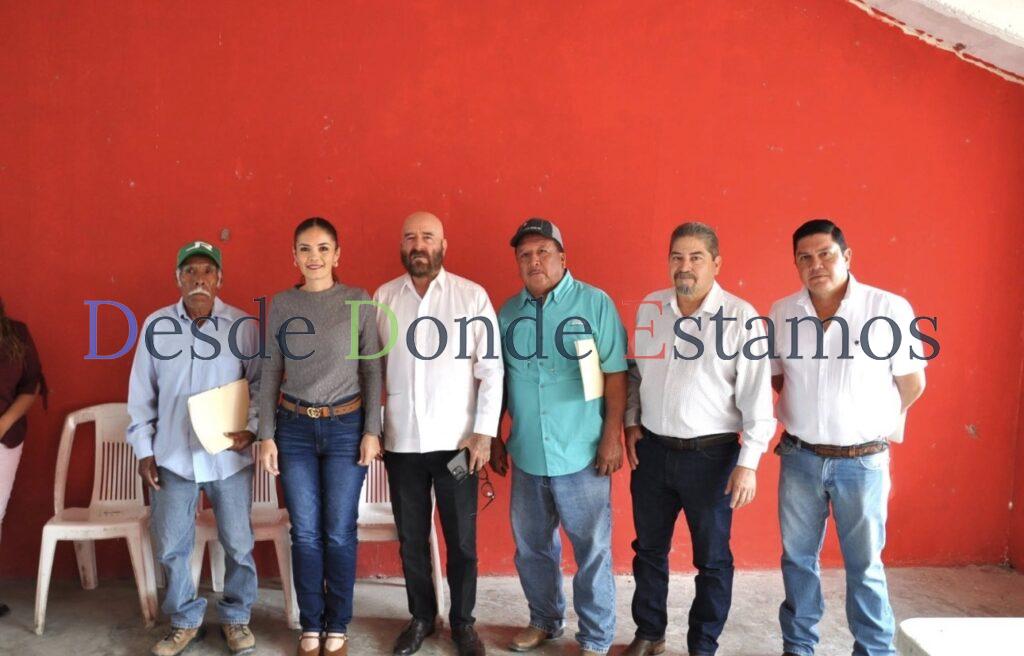 Atienden problemática de agua en el ejido La Libertad Campesina de Jiménez