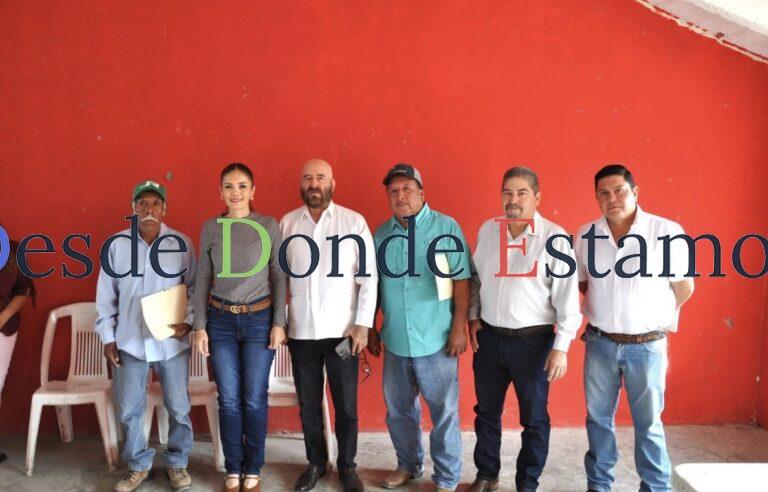 Atienden problemática de agua en el ejido La Libertad Campesina de Jiménez