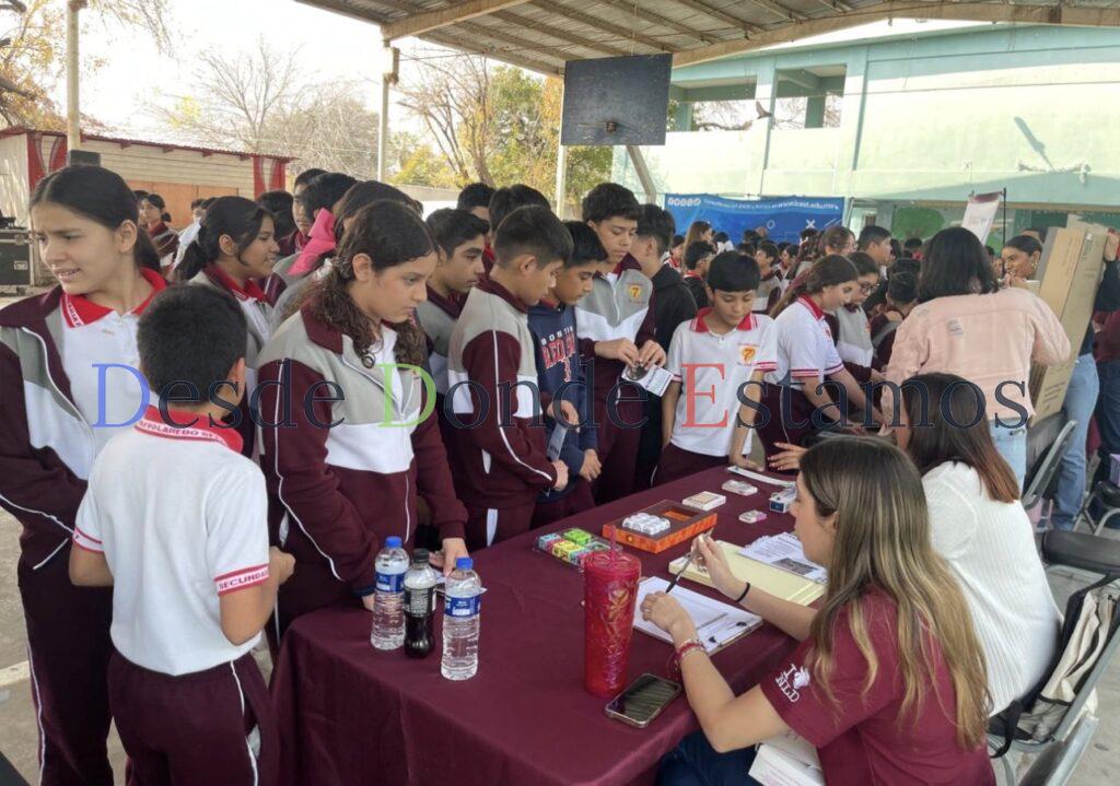 IMJUVE lleva brigada de contacto joven a Secundaria 7 y beneficia a 700 estudiantes