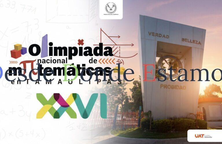 Invita la UAT a concursar en Olimpiada Nacional de Matemáticas