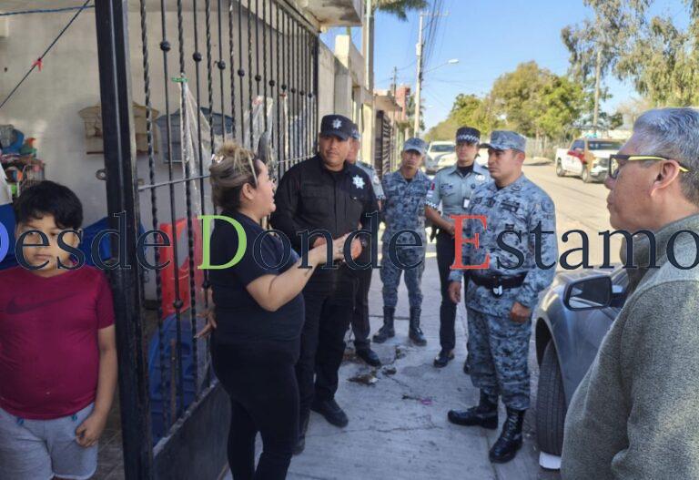 Con recorridos de proximidad, refuerzan Municipio, GN y GE seguridad en Victoria
