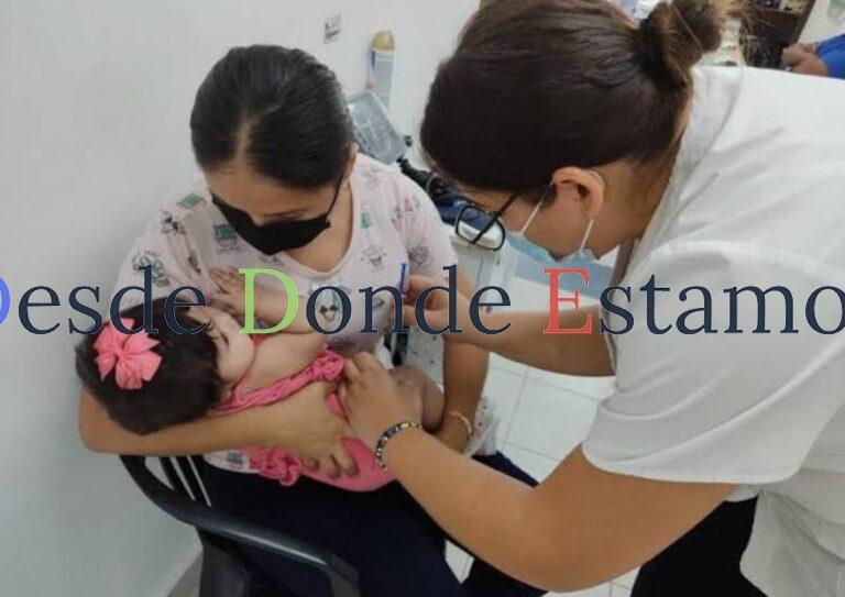 Exhortan autoridades de Salud a vacunarse contra el sarampión