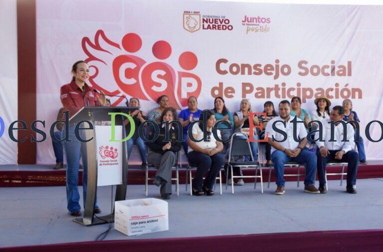 Se unen colonias del sur de Nuevo Laredo a Consejos Sociales de Participación